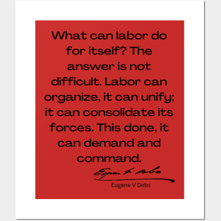 Eugene Debs Quote Posters and Art